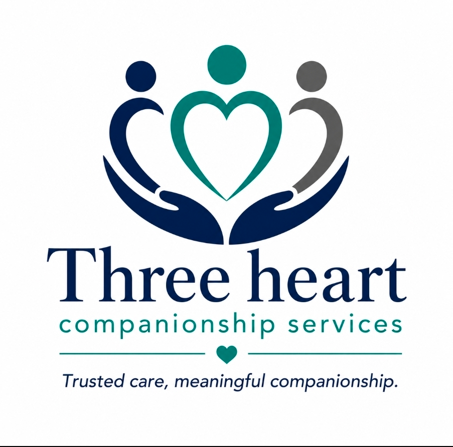 Three Heart Companionship Services Logo